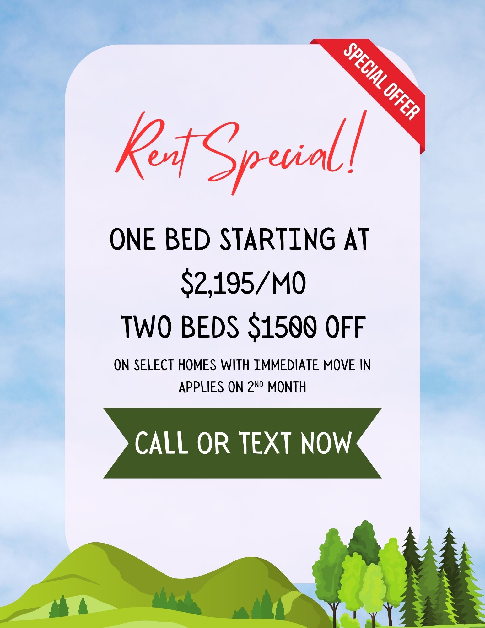 Rent Special